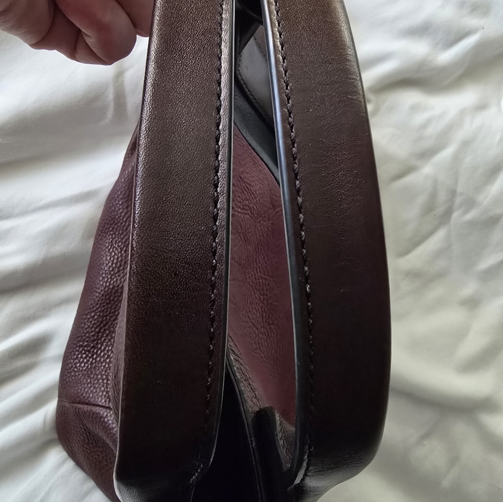 Fossil Emerson Patchwork Dark Leather Bag - image 8